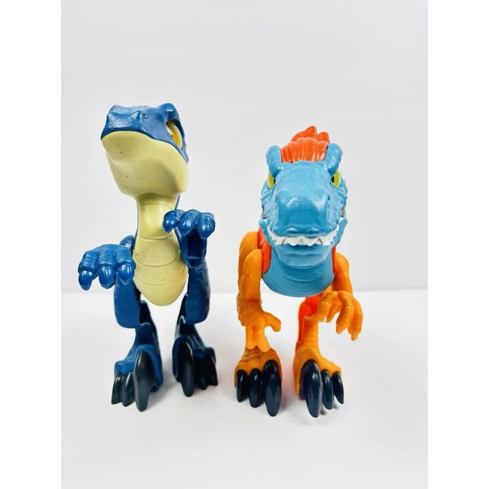 Fisher Price Imaginext Jurassic World Dominion Pyroraptor XL And Raptor XL‎